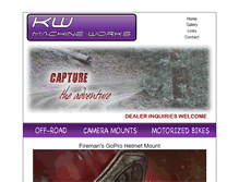 Tablet Screenshot of kwmachineworks.com